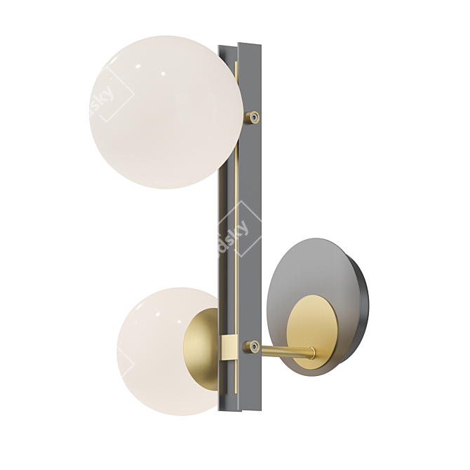 Elegant Wall Lamp: Lampatron JUDITH 3D model image 1