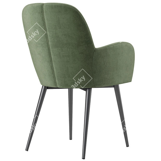 Modern Fallon Accent Chair - Queer Eye 3D model image 5