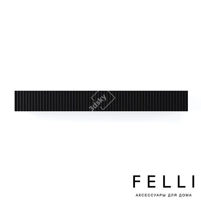 Sleek Felli Eles Shelf 3D model image 5