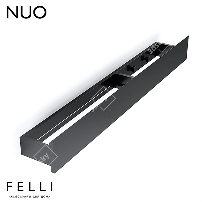 Sleek Felli Eles Shelf 3D model image 7