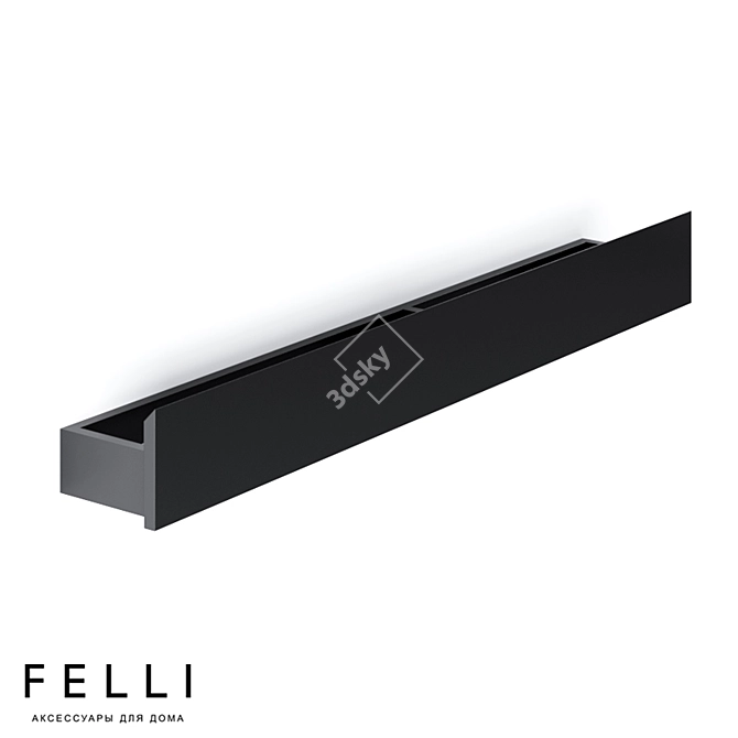 Sleek Felli Eles Shelf 3D model image 8