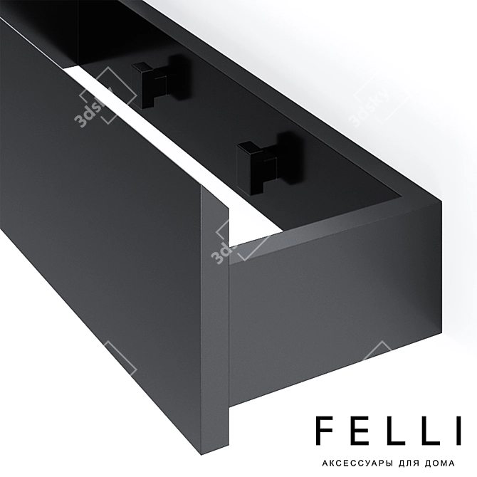 Felli Nuo Designer Shelf 3D model image 4