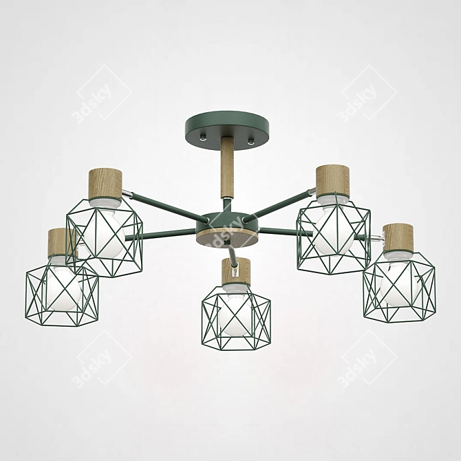 CORF Chandelier with Elegant Design 3D model image 4