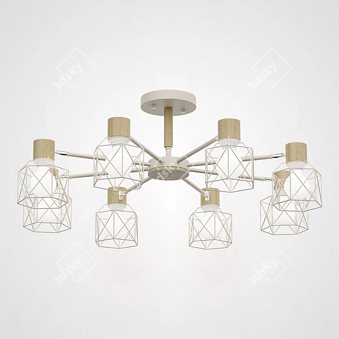 CORF Chandelier with Elegant Design 3D model image 6