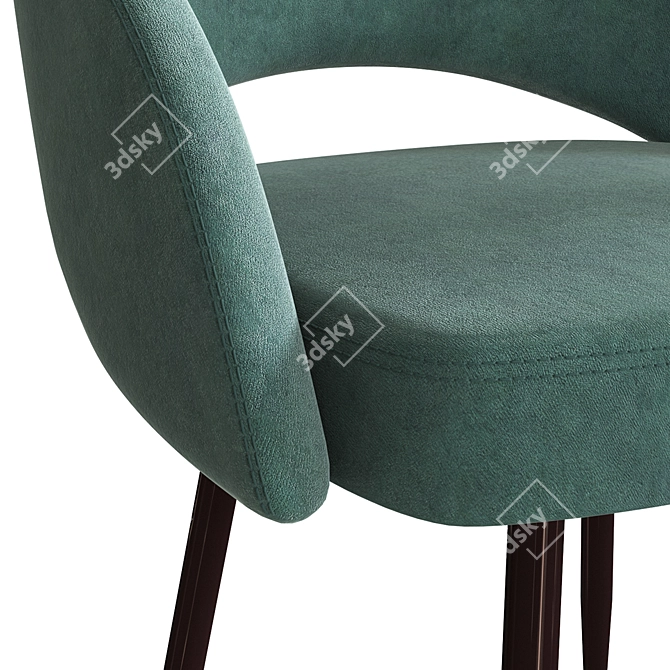 Mirella Grace Metal Chair 3D model image 4