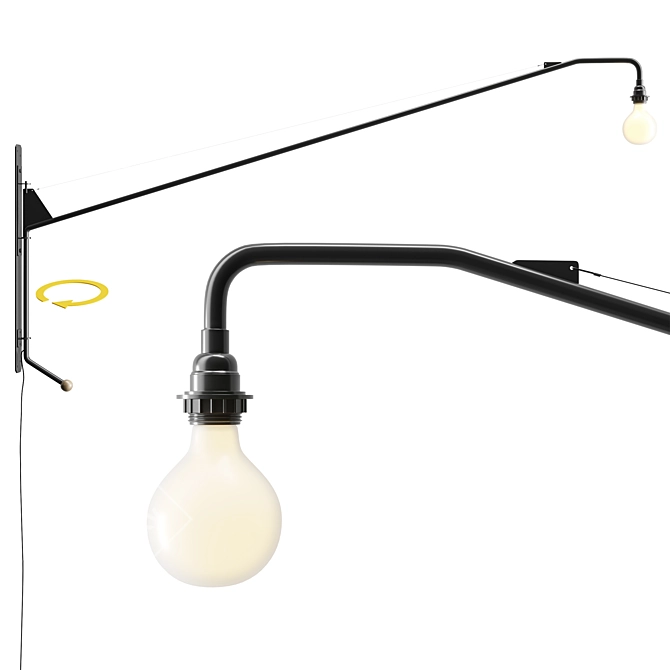 Elevate Your Space: Vitra Potence Lamp 3D model image 1