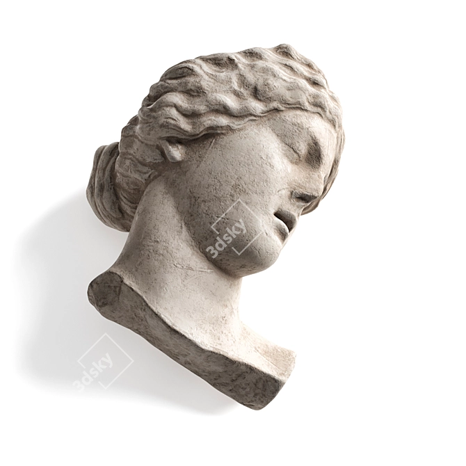 Goddess of Love Marble Sculpture 3D model image 2