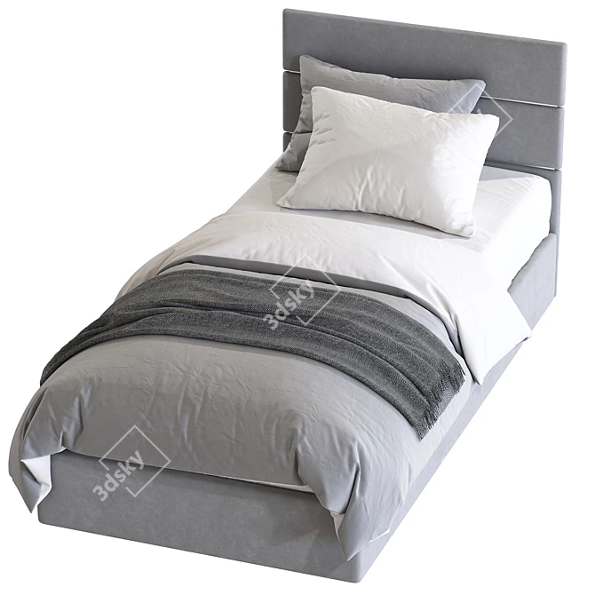 Luxurious LAMBERT Bed - FENDI 3 3D model image 6