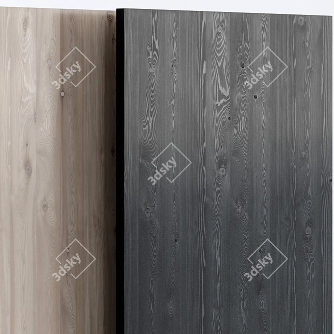 Premium Wood 7: 3 Luxurious Materials 3D model image 3