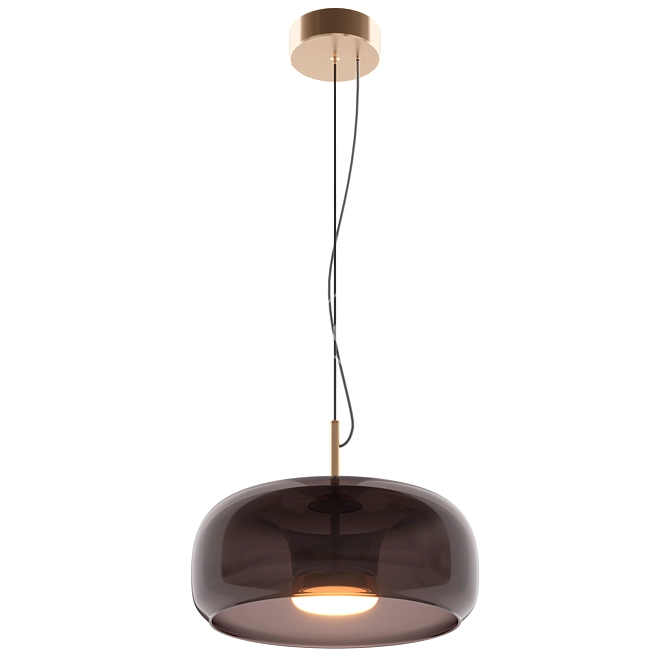 Sleek Modern Pendant Lamp 3D model image 1