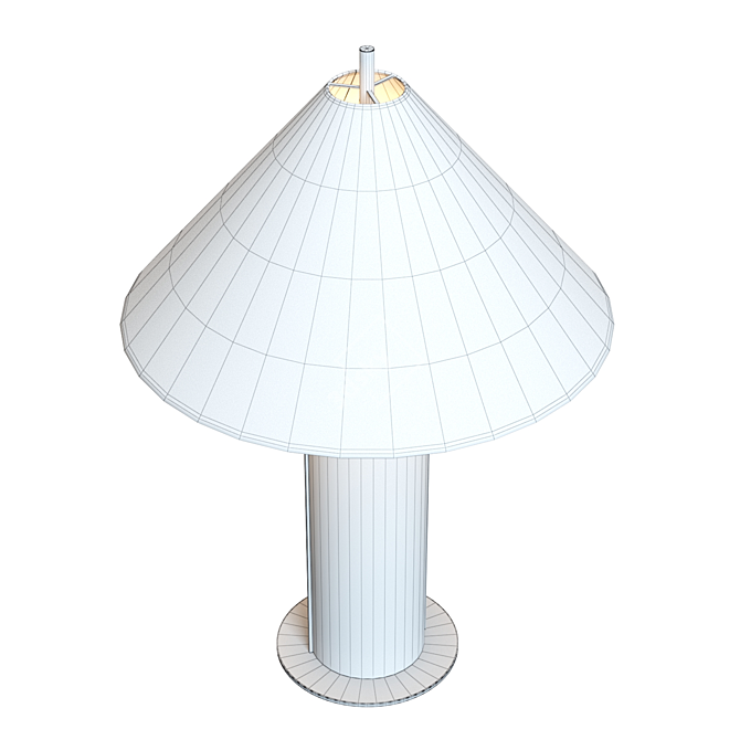 Elegant Remi Table Lamp - Crate & Barrel 3D model image 7