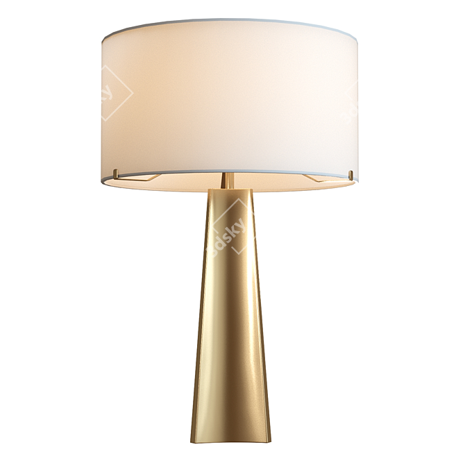 Elegant Isla Table Lamp 3D model image 5