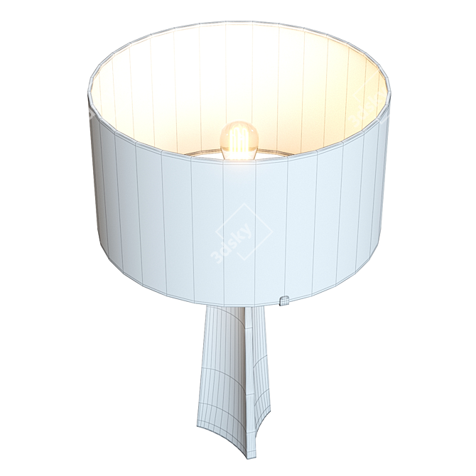 Elegant Isla Table Lamp 3D model image 7