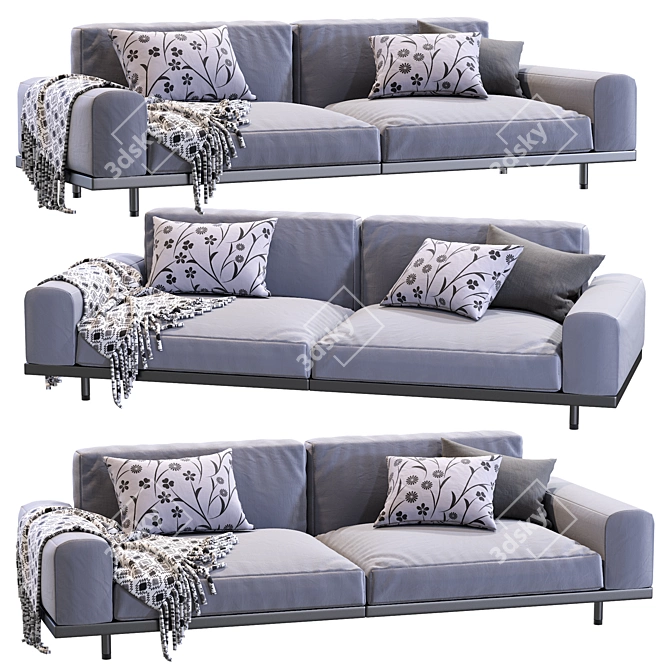 Modern Naviglio Sofa for Stylish Living 3D model image 2