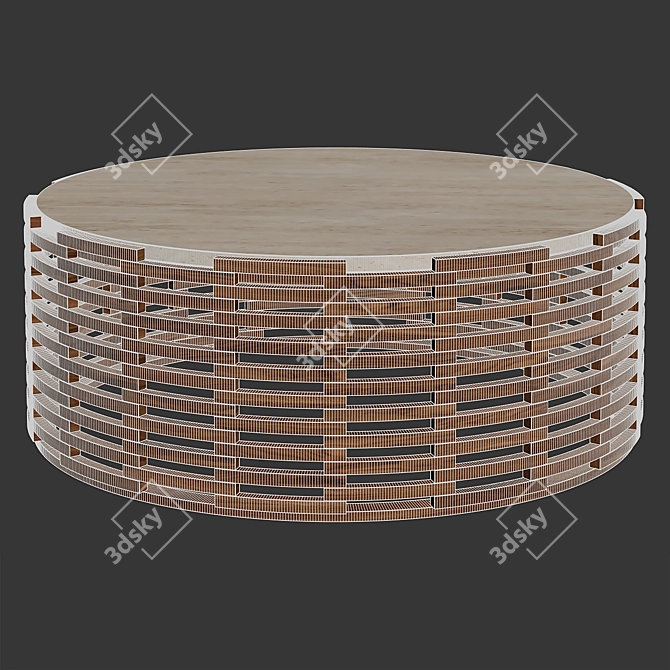 Etel Design Maria Coffee Table 3D model image 6