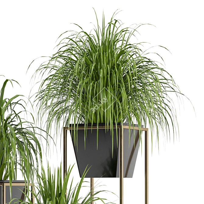 Modern Indoor Plants: Ferm Living Bau Pot Set 3D model image 3