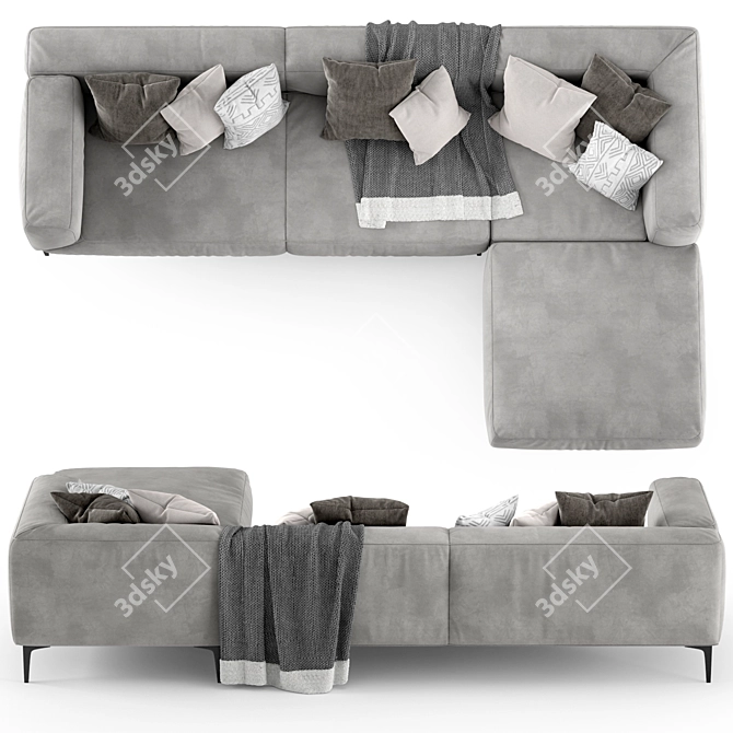  Stylish JORI Longueville Sofa 3D model image 3