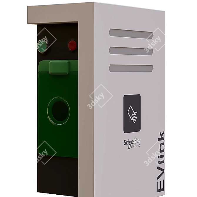 EVlink Electric Vehicle Refuel 3D model image 4