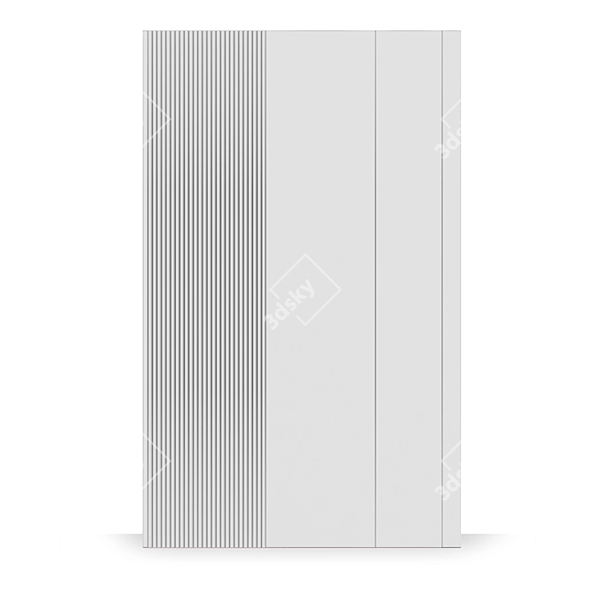 Stylish Brevitas Wall Panels 3D model image 2