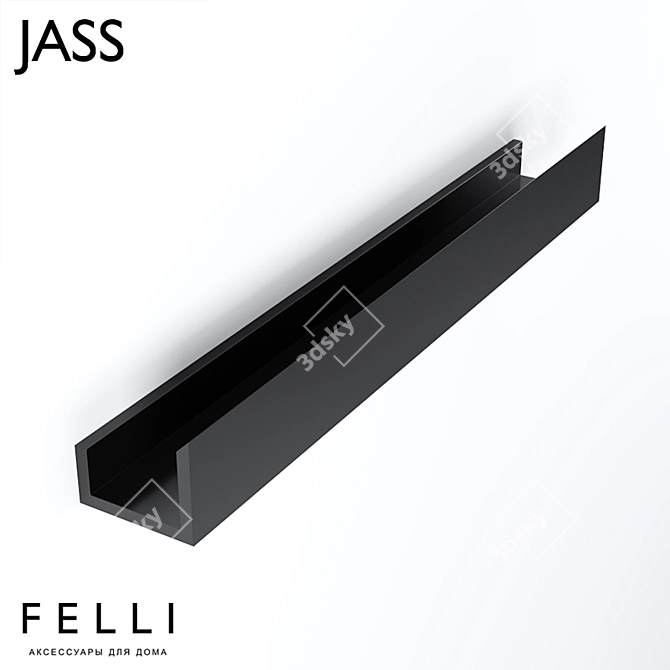 FELLI JASS Dynamic Stone Shelf 3D model image 1