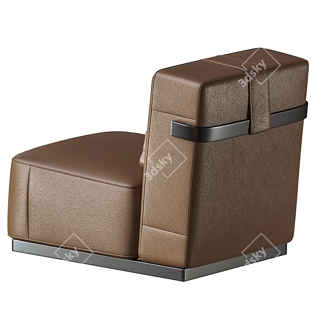 Flexform ABCD Armchair 3D model image 2