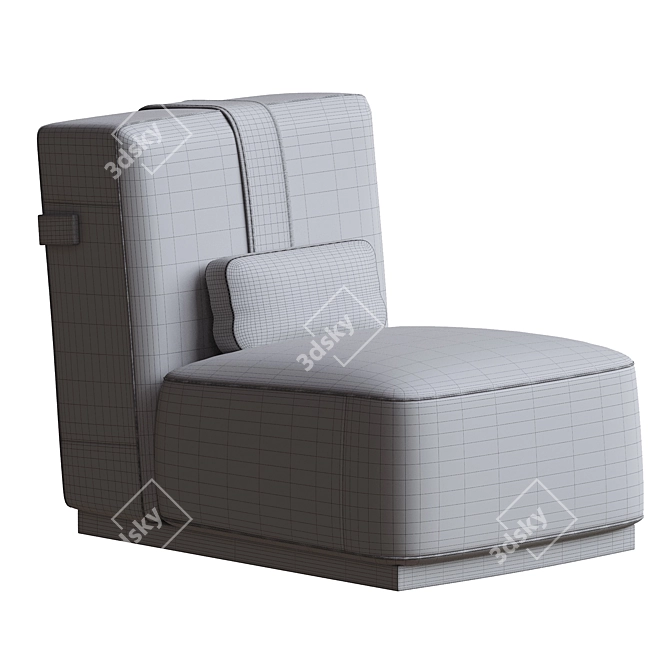 Flexform ABCD Armchair 3D model image 3
