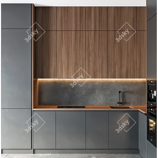 Miele Kitchen Set - Polys: 195.419 3D model image 2