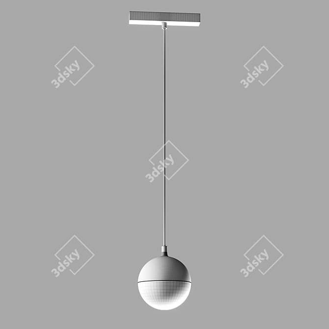 Modern Magnetic Track Light ST358 3D model image 4