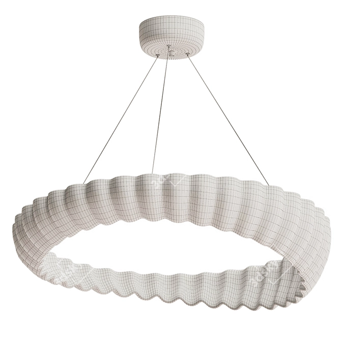 Elegant ODDLY C Lampatron Chandelier 3D model image 5