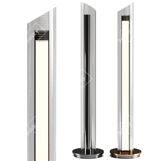 Reflex Aria Floor Lamp: Sleek and Stylish Illumination 3D model image 1