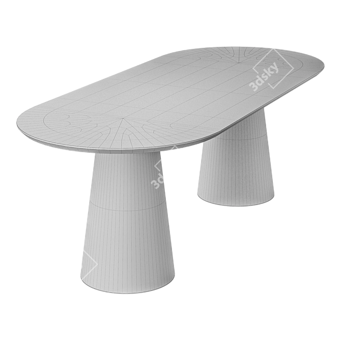 Orion Modern Dining Table 3D model image 3