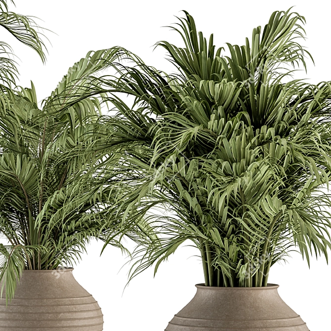 Tropical Oasis: Outdoor Plant Set 3D model image 3