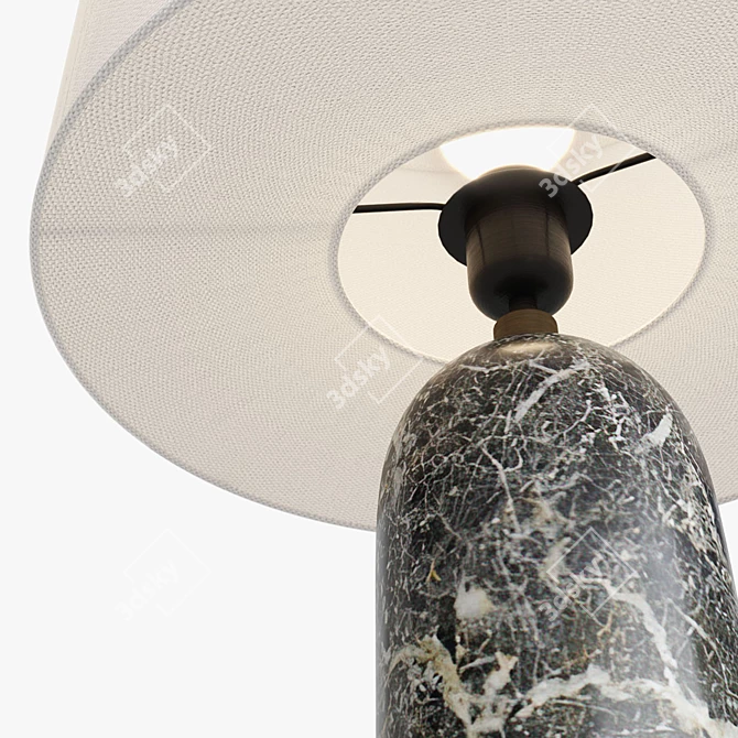 Gubi Gravity Small Table Lamp - Sleek Design & Multiple Finishes 3D model image 6