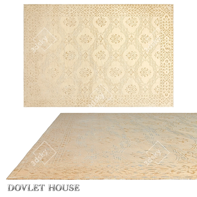 Exquisite DOVLET HOUSE Carpet 3D model image 1