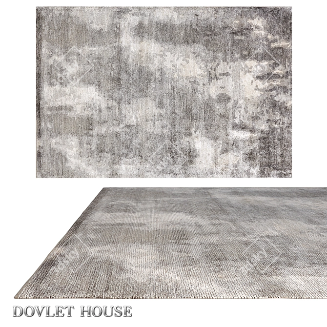 Luxury Silk and Wool Carpet - Dovlet House 3D model image 1