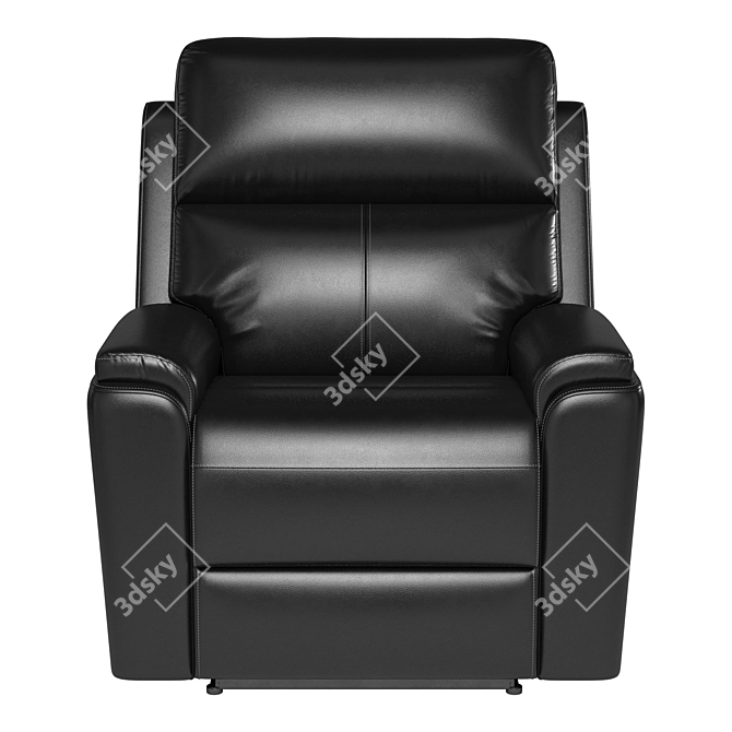 Luxury Leather Recliner: Lavigne 3D model image 2