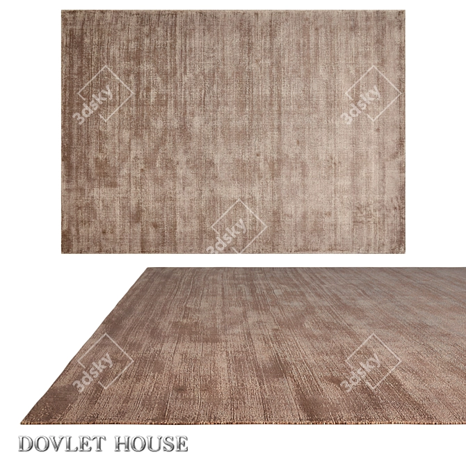 Title: Silk Art Carpet - DOVLET HOUSE (art.16324) 3D model image 1