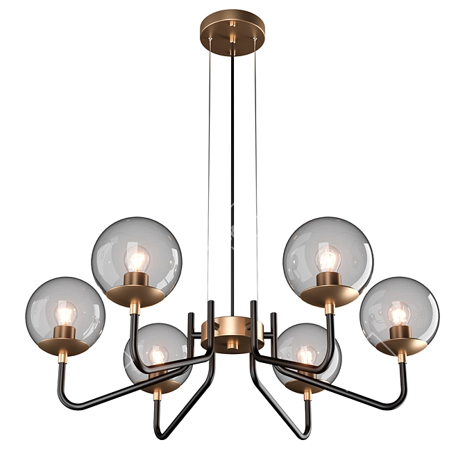 Freya Pendant Lamp: Modern Elegance 3D model image 1