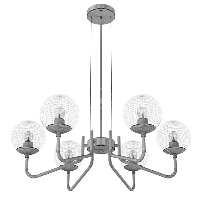 Freya Pendant Lamp: Modern Elegance 3D model image 2