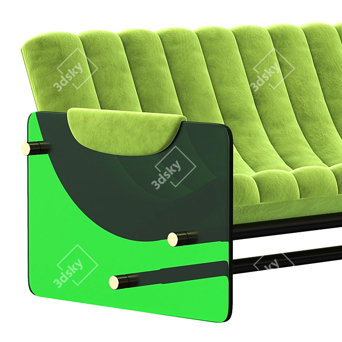 Luxurious FABIO LENCI Sofa - Elegant and Stylish! 3D model image 3