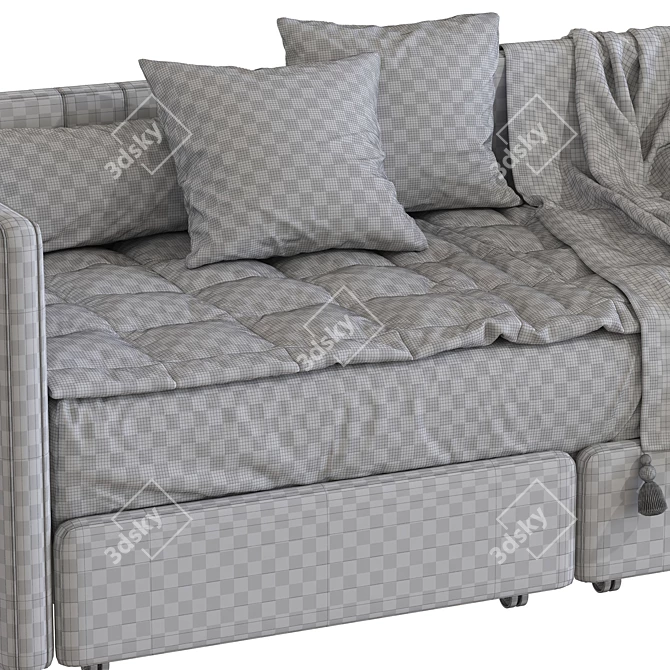 Queer Eye Charis 221 Sofa Bed: Stylish and Functional 3D model image 5