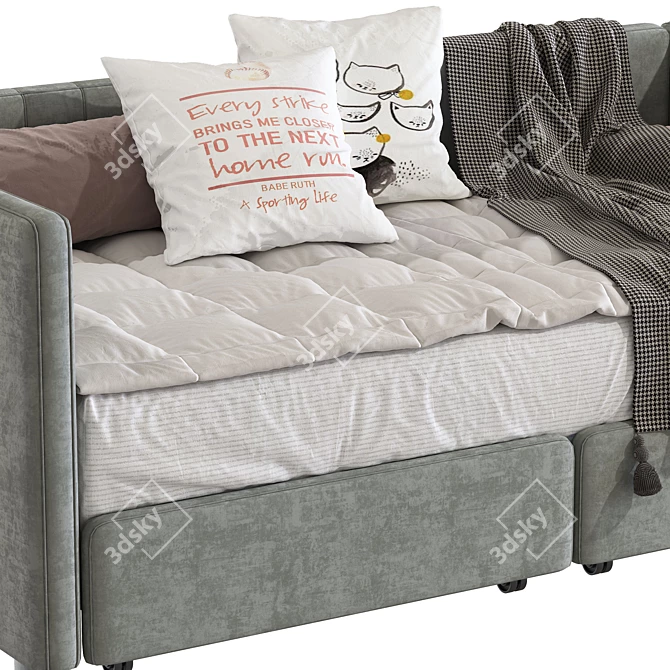 Queer Eye Charis 221 Sofa Bed: Stylish and Functional 3D model image 7