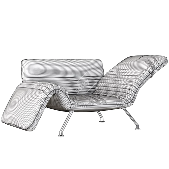 Modern DS 142 Chaise Longue 3D model image 3