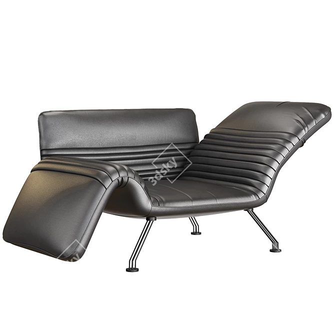 Modern DS 142 Chaise Longue 3D model image 4