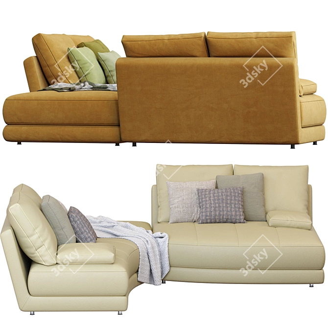 Modern Evans Sofa by Ditreitalia 3D model image 3