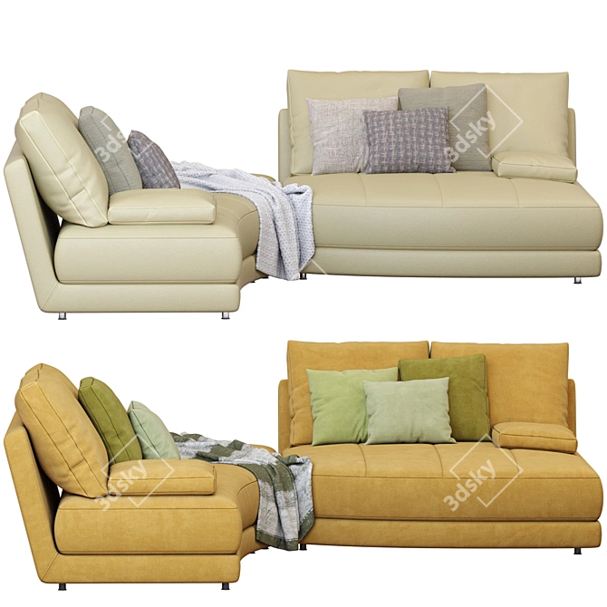Modern Evans Sofa by Ditreitalia 3D model image 4