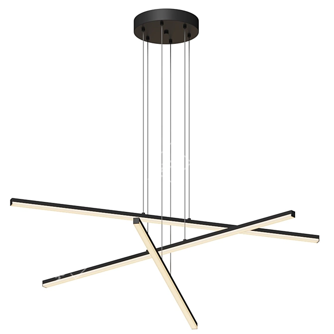 Sonneman Stix LED Pendant 3D model image 2