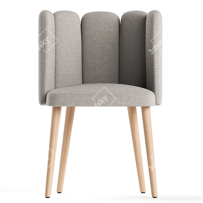 Modern Vergne Chair 3D model image 2