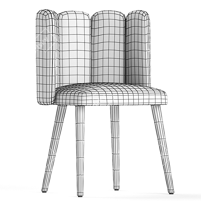 Modern Vergne Chair 3D model image 4