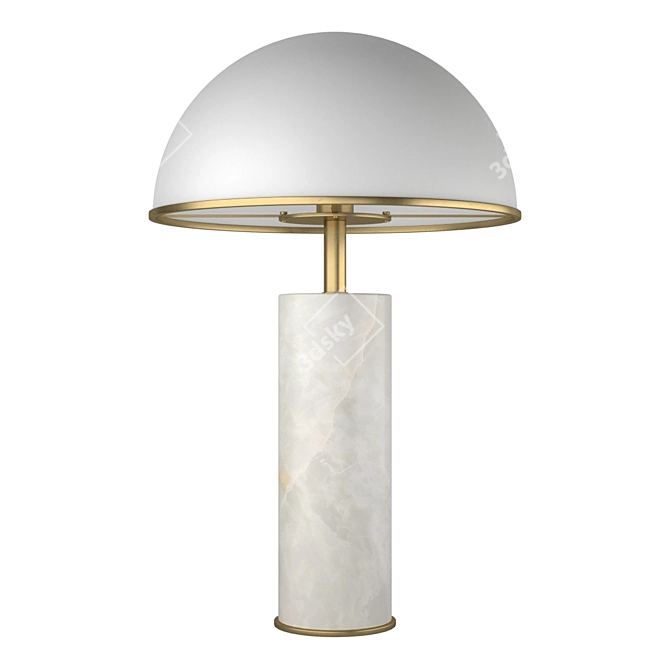 Elegant Vaneta Table Lamp 3D model image 2